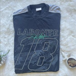Bobby Labonte MENS XL #18 Interstate Long Sleeve T-Shirt NASCAR Vintage Rare